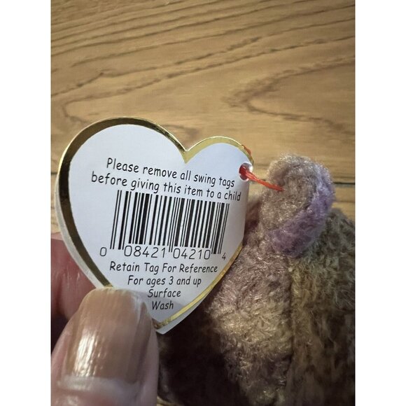 TY Beanie Baby Scorch the Dragon 1998 Plush‎ Stuffed Animal with Tag - Picture 11 of 13